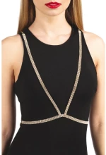Chiara Golden Body Harness