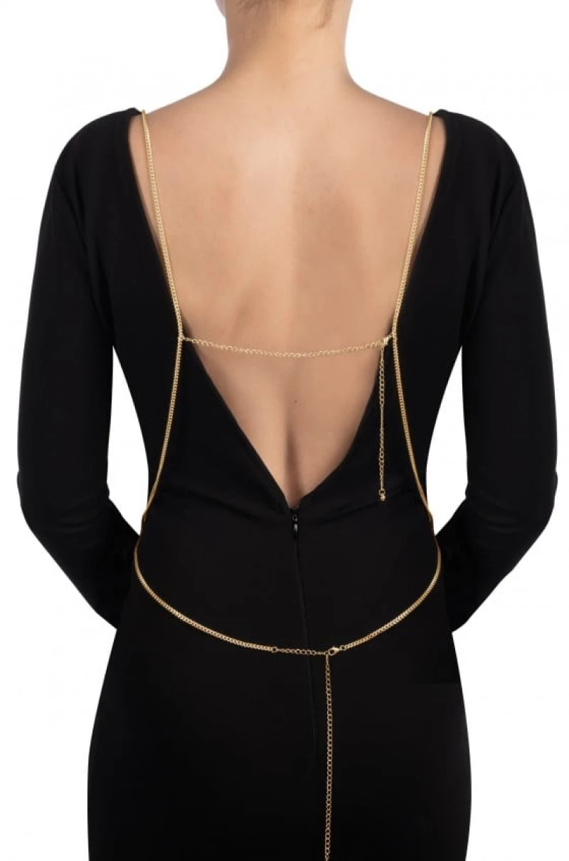 Chiara Golden Body Harness