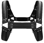 Buckle Bulldog Harness - Black