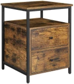 Vasagle Τραπεζάκι Rustic Brown 45 x 45 x 60 cm (LET067B01) (VASLET067B01)