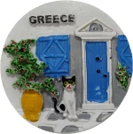 Tουριστικό μαγνητάκι Souvenir – Σετ 12pcs - Resin Magnet - 678218