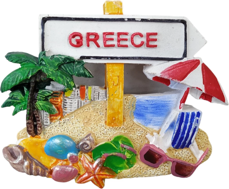 Tουριστικό μαγνητάκι Souvenir – Σετ 12pcs - Resin Magnet - 678055