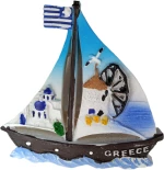 Tουριστικό μαγνητάκι Souvenir – Σετ 12pcs - Resin Magnet - 678027