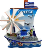 Tουριστικό μαγνητάκι Souvenir – Σετ 12pcs - Resin Magnet - 678191