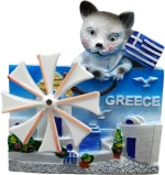 Tουριστικό μαγνητάκι Souvenir – Σετ 12pcs - Resin Magnet - 678195