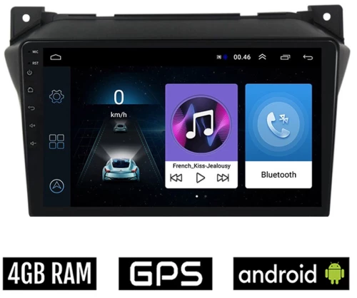 NISSAN PIXO (μετά το 2009) Android οθόνη αυτοκίνητου 4GB με GPS WI-FI (ηχοσύστημα αφής 9" ιντσών OEM Youtube Playstore MP3 USB Radio Bluetooth Mirrorlink εργοστασιακή, AUX, 4x60W)