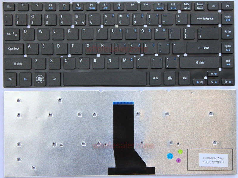 Πληκτρολόγιο Laptop Acer  E1-470P E1-470PG E1-472 E1-472G E1-472P E1-472PG E5-411 E5-411G E5-421 E5-421G E5-471 E5-471G E5-471P E5-471PG EC-470G GATEWAY NV47H MS2317 V121702AS2 US  VERSION BLACK KEYBOARD(Κωδ.40026US)