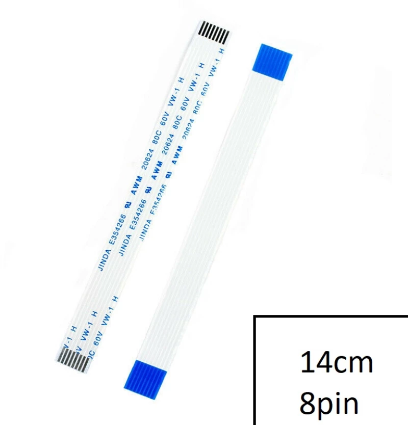 Καλωδιοταινία - FFC flat cable Ribbon 8 PIN, 1.0mm Pitch (140mm), C TYPE OEM CON-R006 (1-FFC0004)
