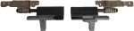 Μεντεσέδες - Hinges Bracket Set Dell XPS 17 L701X L702X Left + Right Hinge (Κωδ.1-HNG0398)