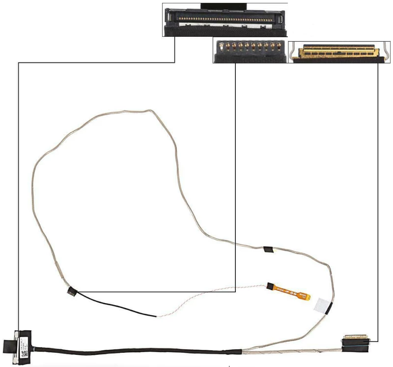 Kαλωδιοταινία Οθόνης - Flex Screen cable  Lenovo ThinkPad L490 L480 FL490 40pin DC02C00EB20  OEM (Κωδ.1-FLEX1181)