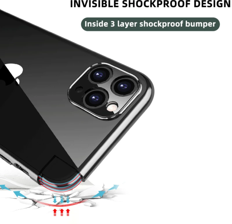 Naxius Case Plating Blue Xiaomi Redmi Note 9 Pro - Note 9 Pro Max - Note 9s - Mi Poco M2 Pro Naxius