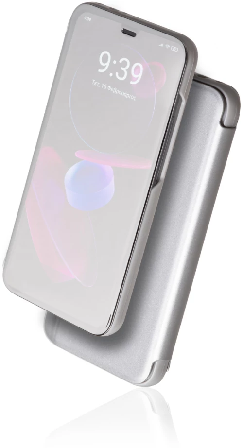Naxius Case View Silver Samsung S10 Plus Naxius