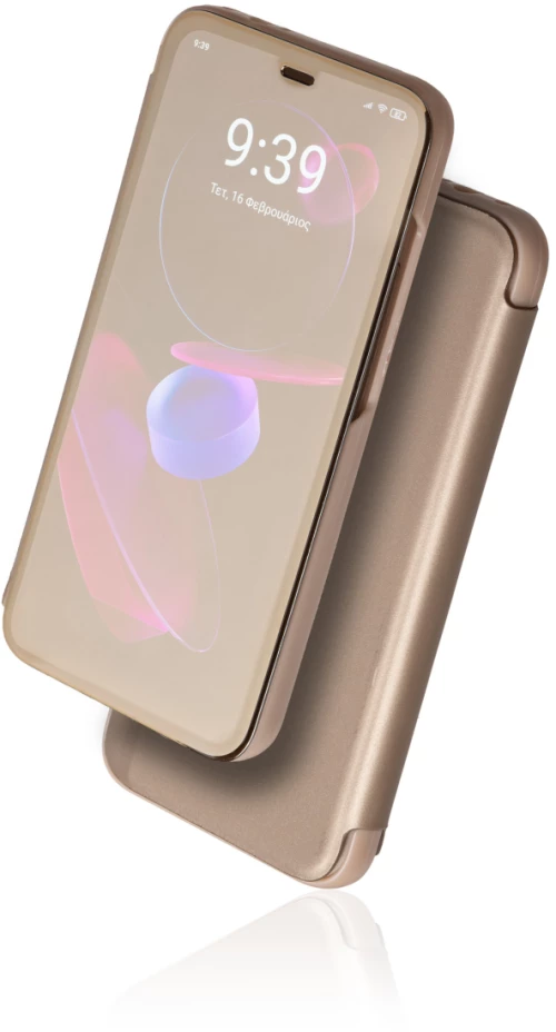 Naxius Case View Gold Huawei Y6P Naxius