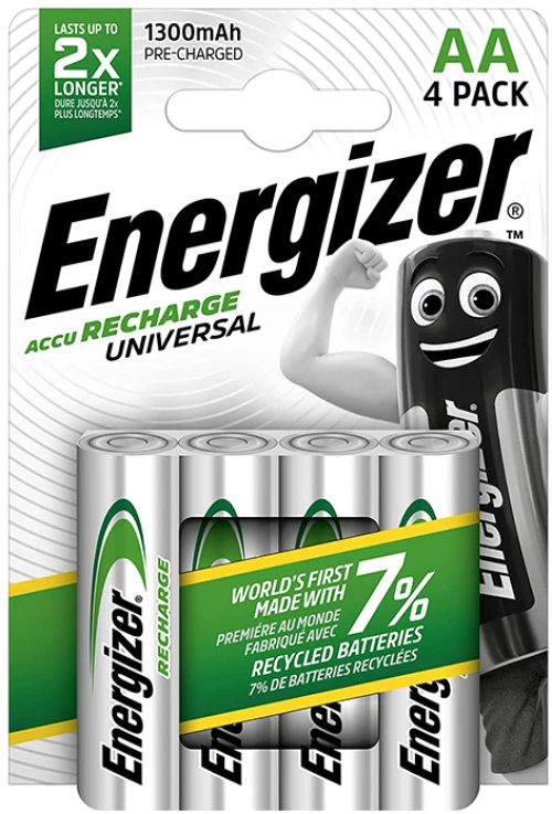 Επαναφορτιζόμενη μπαταρία Εnergizer AA-HR6/1300mAh/4TEM Blister