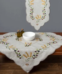 Ντουζίνες (12 τεμάχια) σουπλά 8014 (30cm x 45cm) κόκκινο - -