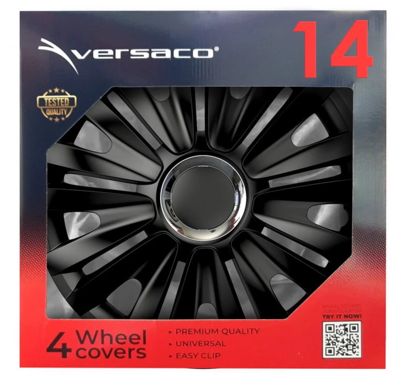 AMIO ΤΑΣΙ 14" ROYAL RC BLACK ΣΕΤ 4 ΤΕΜ ΣΕ ΚΟΥΤΙ 6155/AM