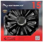AMIO ΤΑΣΙ 15" ROYAL RC BLACK ΣΕΤ ΣΕ ΚΟΥΤΙ - 4 ΤΕΜ 6162/AM