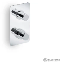 Eurorama TONDA Thermo Μίκτης Chrome Θερμοστατικός μίκτης εντοιχισμού 2 ή 3 εξόδων με εκτροπέα 750033ASL-100