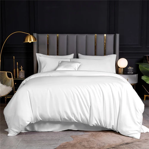 340192 ΣΕΤ ΠΑΠΛΩΜΑΤΟΘΗΚΗ ΥΠΕΡΔΙΠΛΗ BAMBOO 300TC ART 12050 WHITE PLEASURE 240X260 ΛΕΥΚΟ BEAUTY HOME