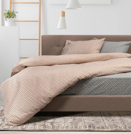 340927 ΚΟΥΒΕΡΛΙ ΥΠΕΡΔΙΠΛΟ GINGER ΑRT 12061 230X250 ΕΜΠΡΙΜΕ BEAUTY HOME