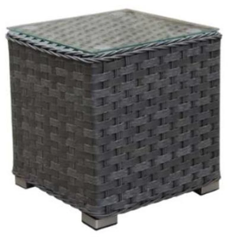 342194 ΤΡΑΠΕΖΙ ΒΟΗΘΗΤΙΚΟ WICKER-RATTAN ALICIA 45Χ45Χ45cm