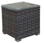 342194 ΤΡΑΠΕΖΙ ΒΟΗΘΗΤΙΚΟ WICKER-RATTAN ALICIA 45Χ45Χ45cm