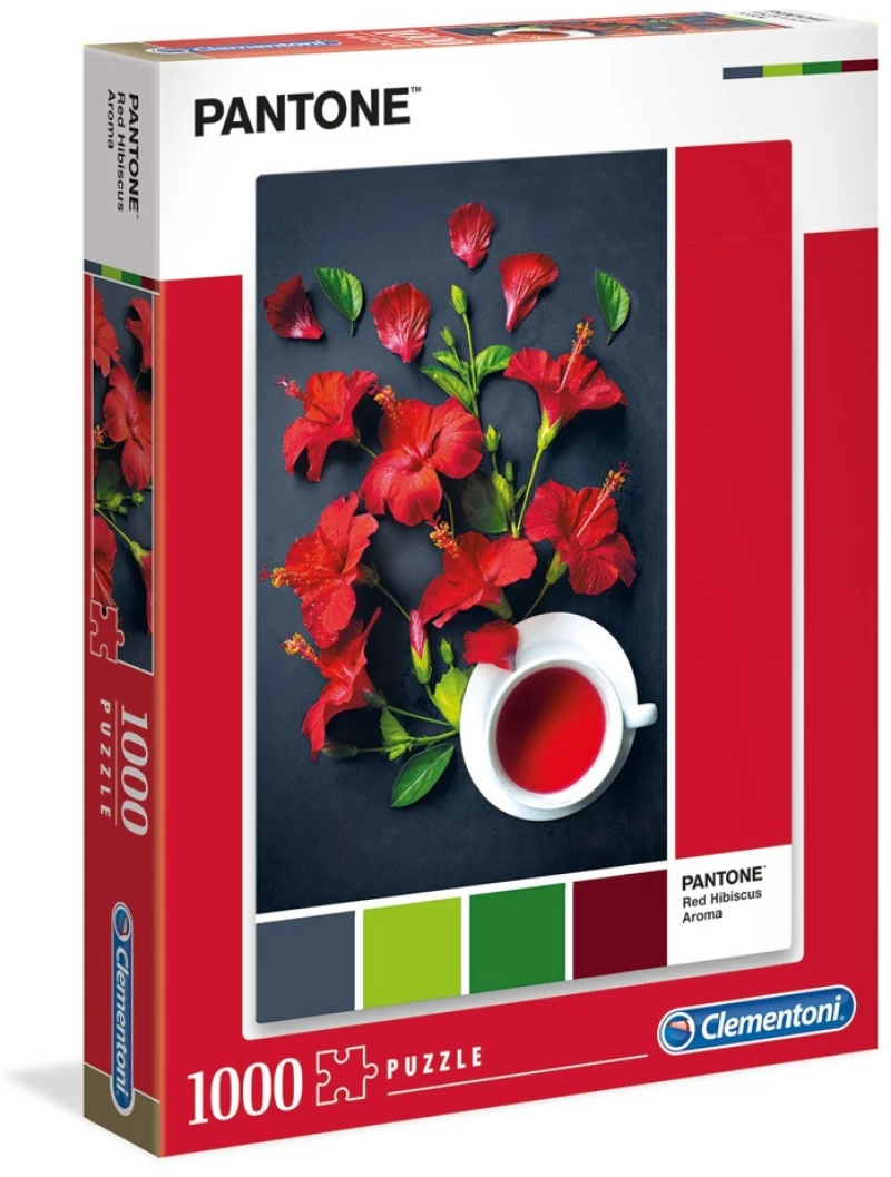 362423 CLEMENTONI ΠΑΖΛ PANTONE ΚΟΚΚΙΝΟΣ ΙΒΙΣΚΟΣ 1000 ΤΜΧ