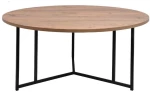 366541 ΤΡΑΠΕΖΑΚΙ ΣΑΛΟΝΙΟΥ ΣΤΡΟΓΓΥΛΟ FYLLIANA DIAMOND GREY OAK 90.5X46ΕΚ