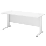 368231 BASIC ΓΡΑΦΕΙΟ ΑΠΟΧΡΩΣΗ ΑΣΠΡΟ 180x80x75cm
