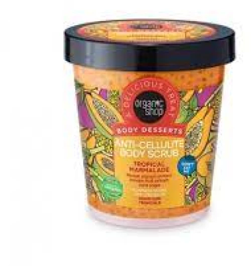 Organic Shop | Body Desserts Anti-Cellulite Body Scrub - Tropical Marmalade | Απολεπιστικό Σώματος Κατά της Κυτταρίτιδας | 450ml