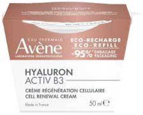 Avene | Hyaluron Activ B3 Refill|24ωρη Κρέμα Προσώπου με Υαλουρονικό Οξύ για Αντιγήρανση|Ανταλλακτικό| 50ml