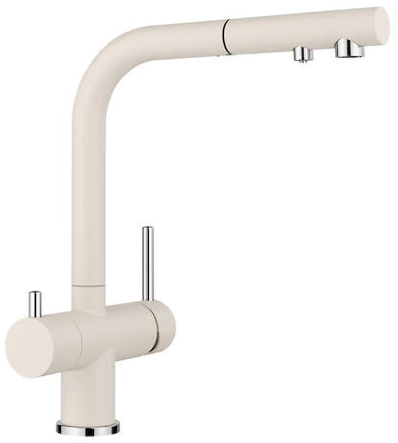 Blanco Fontas-S II Soft White Μπαταρία Κουζίνας Με Αποσπώμενο Ρουξούνι