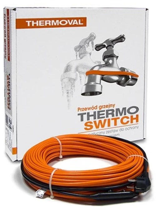 THERMOVAL Θερμικό καλώδιο προστασία παγετού σωλήνων και βρυσών 8m