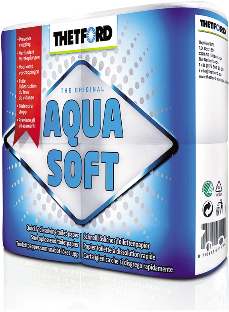 Ρολό Χαρτί 4τμχ Aqua Soft Thetford Κωδ. 14120
