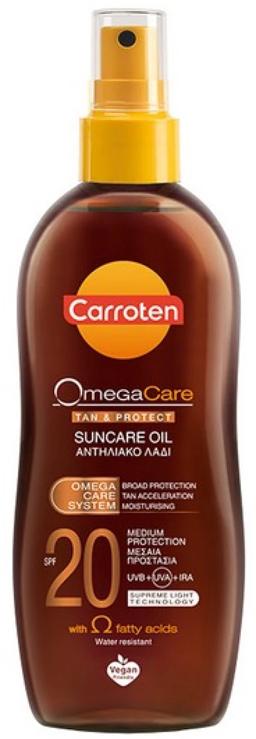 Carroten Omega Care SPF20 Tan & Protect Suncare Oil Spray 150ml