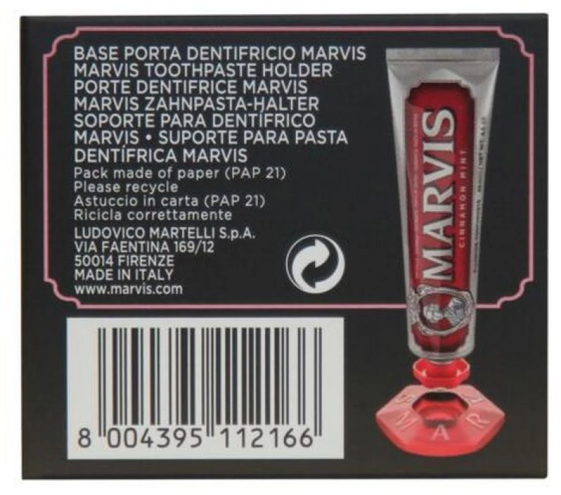 Marvis Red Toothpaste Holder