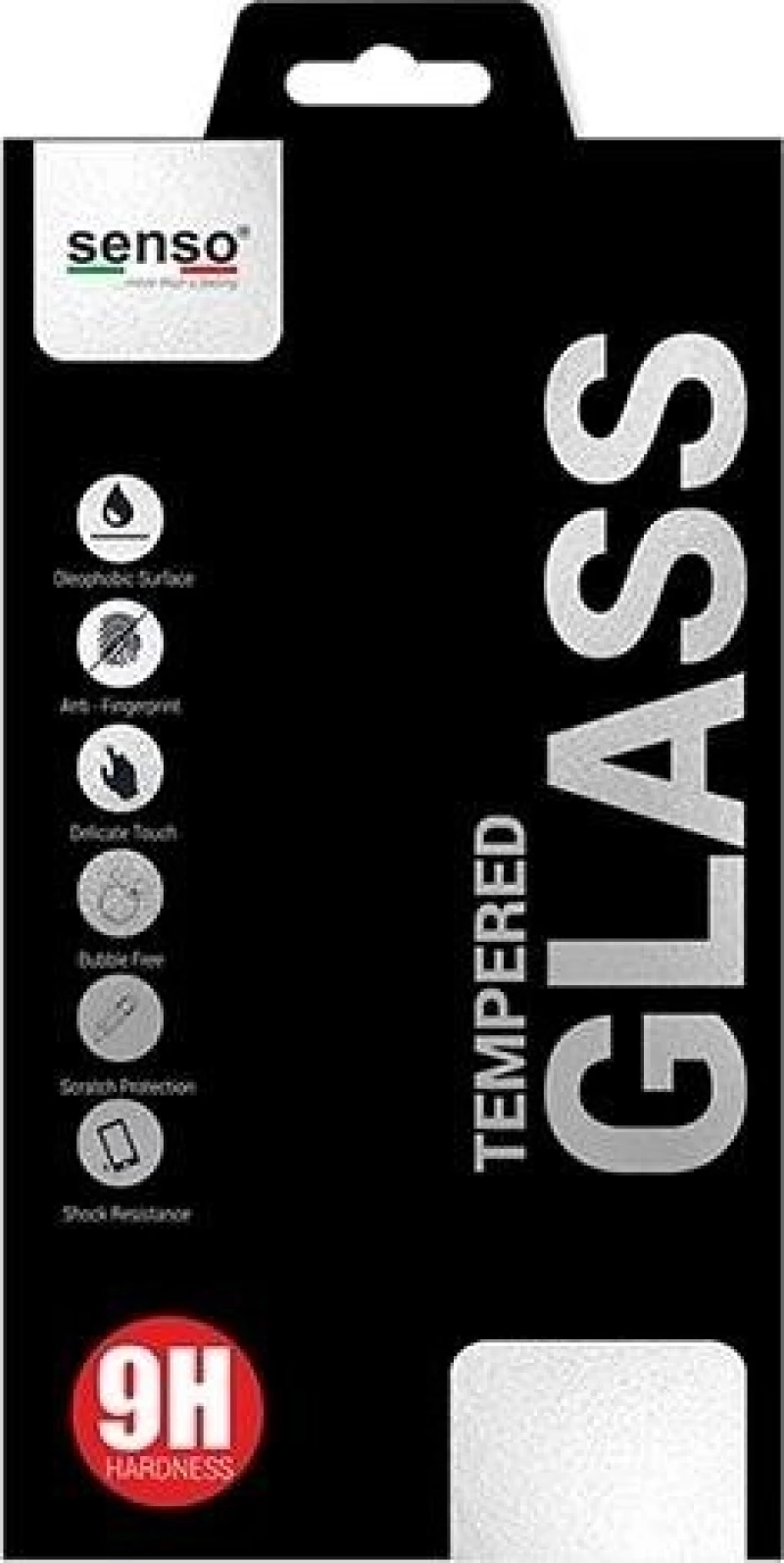 (Xiaomi Note9 Pro / Note 9s Pro / Note9 Pro) SensoTempered Glass 5D Full Face black