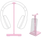 ARMAGGEDDON GAMING HEADPHONE STAND PINK