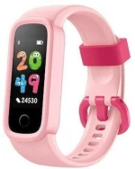 KiddoBoo Smart Band Παιδικό Smartwatch με Λουράκι από Καουτσούκ/Πλαστικό Ροζ