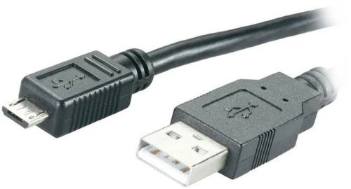 Καλώδιο MediaRange USB 2.0 A plug/Micro USB B plug 1.2M Black (MRCS138)