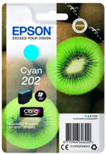 Epson Μελάνι Inkjet 202 Cyan (C13T02F24010) (EPST02F240)