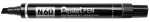 PENTEL N60 CHISEL POINT BLACK