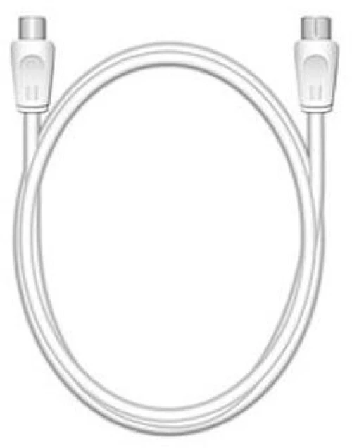 Καλώδιο MediaRange Coax Plug/Coax Socket, 75 Ohm, 3.0M, White (MRCS163)
