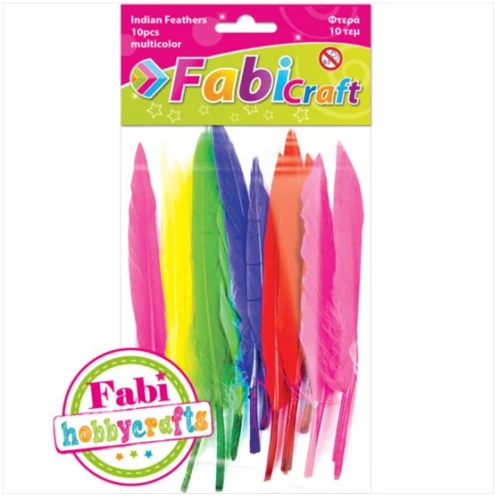 Fabi φτερά 10gr διάφορα χρώματα 10-14cm 10τμχ