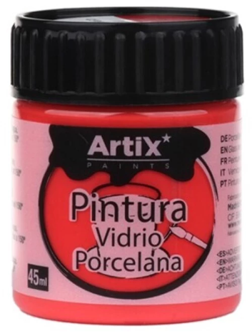 Χρώμα γυαλιού Artix 45ml Red