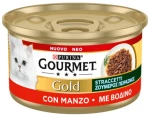Purina Gourmet Gold Ζουμερός Πειρασμός με Βοδινό 85gr