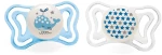 Chicco Πιπίλα PhysioForma Light 2-6 μηνών Νύχτας Blue Whale (2τμχ) (1+1Δώρο) 71031-41
