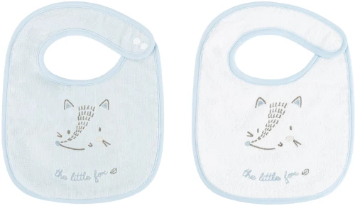 Kikka Boo Σαλιάρες σετ 2 τμχ. Kikka Boo Little Fox 31104010052