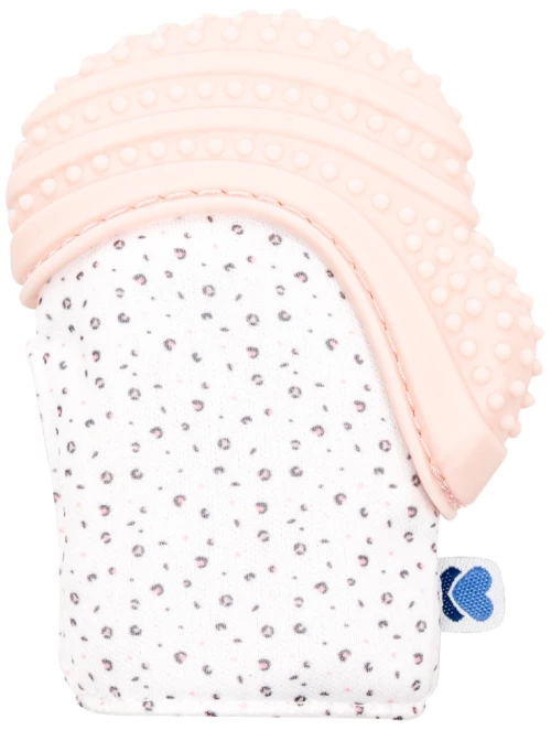 Kikka Boo Μασητικό Γάντι Οδοντοφυΐας Σιλικόνης Savanna Pink 31303040090