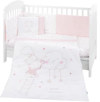 Kikka Boo Σετ Κούνιας 6 τεμαχίων 70x140 Hippo Dreams 41101060108